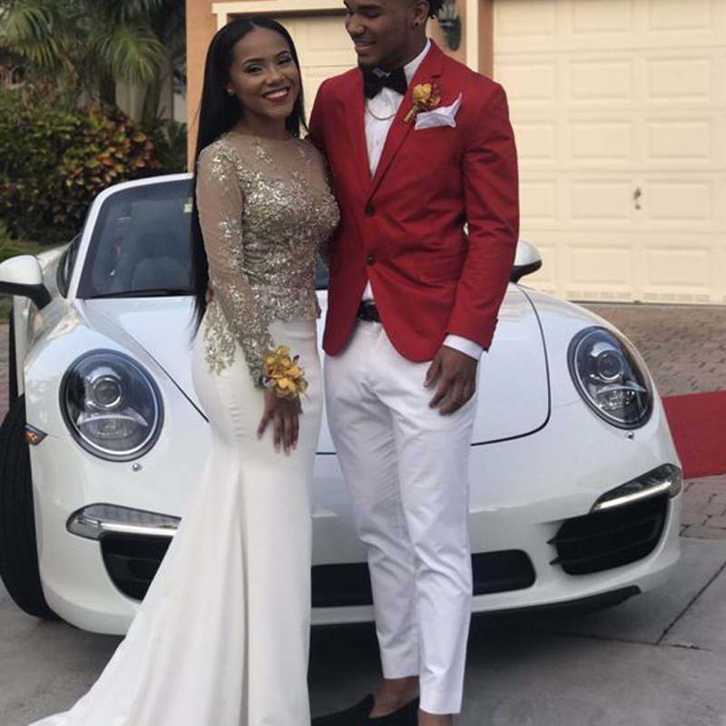 African Black Girls Mermaid Long Prom Gown Sequined Appliques Evening Gowns Long Sleeve vestido de noite Custom Girls Party Formal Gowns, Brown
African Black Girls Mermaid Long Prom Gown Sequined Appliques Evening Gowns Long Sleeve vestido de noite Custom Girls Party Formal Gowns, Brown