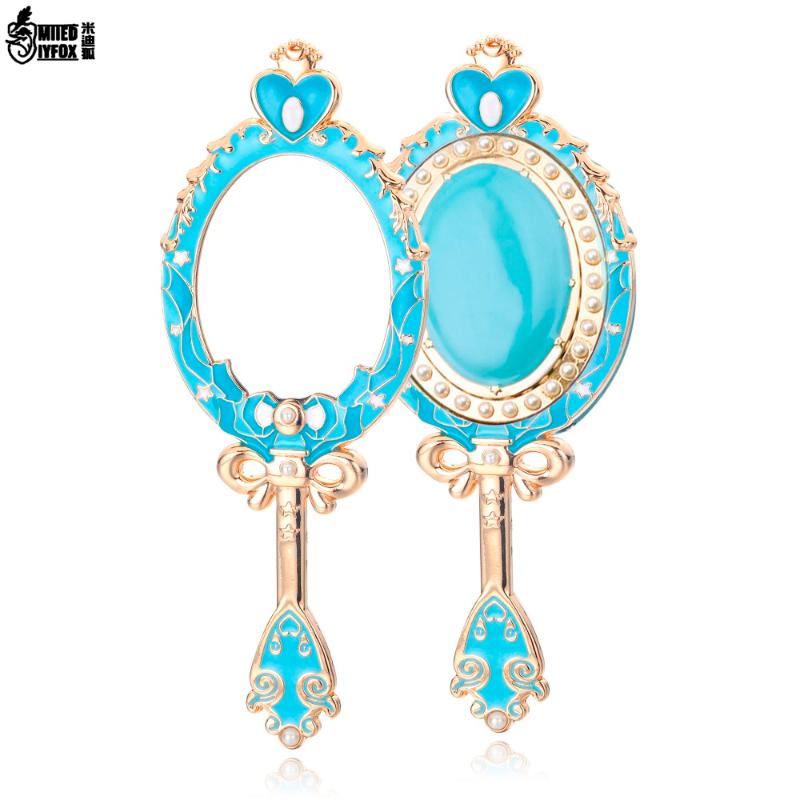 Japan Anime jewelry sailor moon sakura mirror Pearl inlay Blue mirror Woman gift free shipping
Japan Anime jewelry sailor moon sakura mirror Pearl inlay Blue mirror Woman gift free shipping