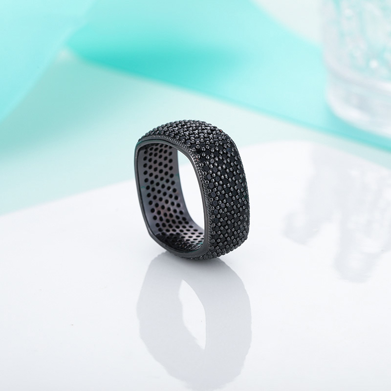 Cluster Rings Square Gun Black Color Micro Inlay Cubic Zirconia Finger Ring Wedding Band For Women Party Jewelry Gift
Cluster Rings Square Gun Black Color Micro Inlay Cubic Zirconia Finger Ring Wedding Band For Women Party Jewelry Gift