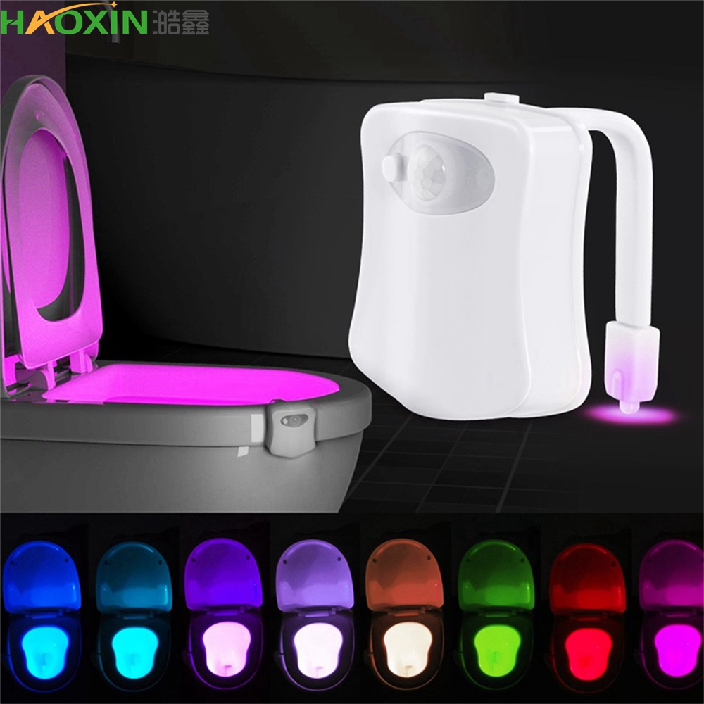 HaoXin Waterproof Backlight For Toilet Bowl Smart PIR Motion Sensor Toilet Seat Night Light 8 Colors LED Luminaria Lamp Toilet Lighting
HaoXin Waterproof Backlight For Toilet Bowl Smart PIR Motion Sensor Toilet Seat Night Light 8 Colors LED Luminaria Lamp Toilet Lighting