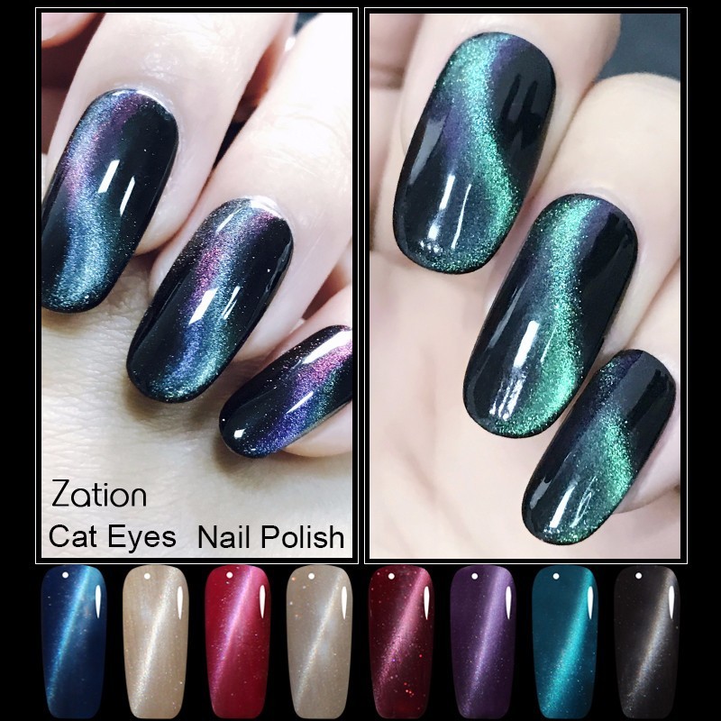 Zation 7ml Magnetic Cat Eye Gel Nail Polish Lacquer Soak Off Uv LED Long-lasting Gel Lacquer Cat's Eye Nail Hybrid Varnishes, Fs001
Zation 7ml Magnetic Cat Eye Gel Nail Polish Lacquer Soak Off Uv LED Long-lasting Gel Lacquer Cat's Eye Nail Hybrid Varnishes, Fs001