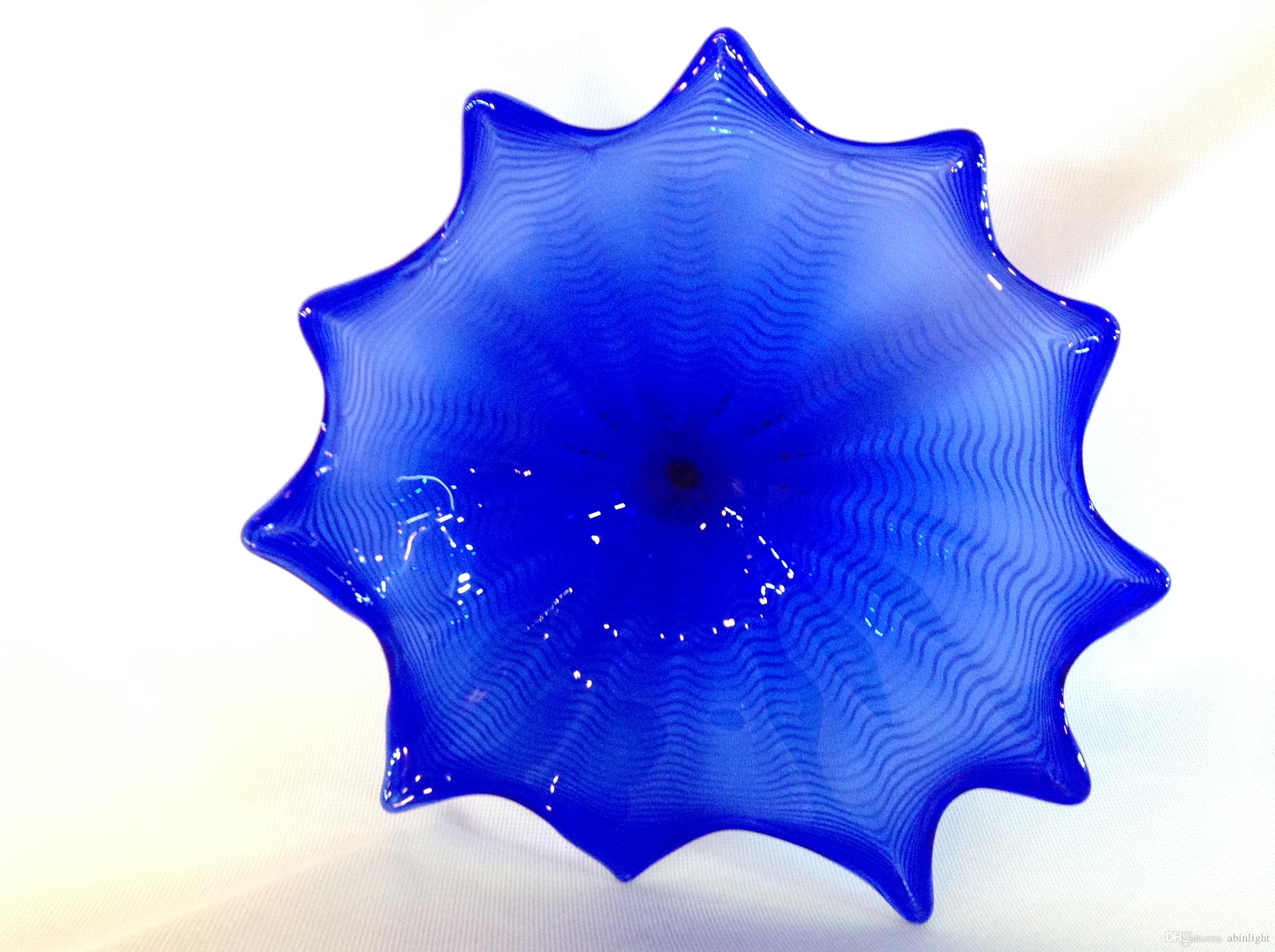 Modern LED Wall Lamps Murano Glass Plate DIY Background Light Indoor for Home Interior TV Lounge Living Room Bedroom