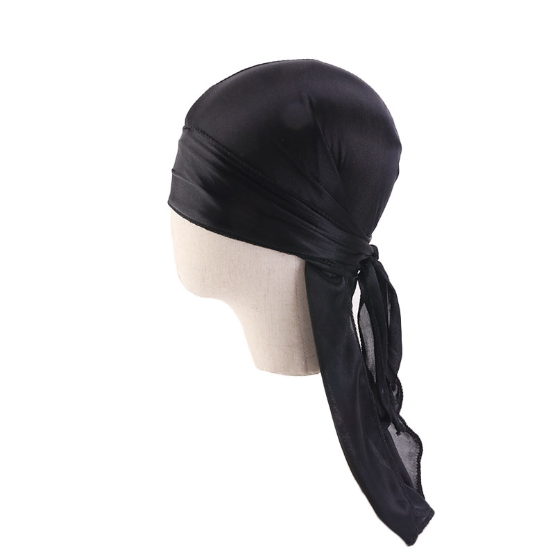 Kids Silky Durag Boy's Headwrap Children Bonnet Cap1