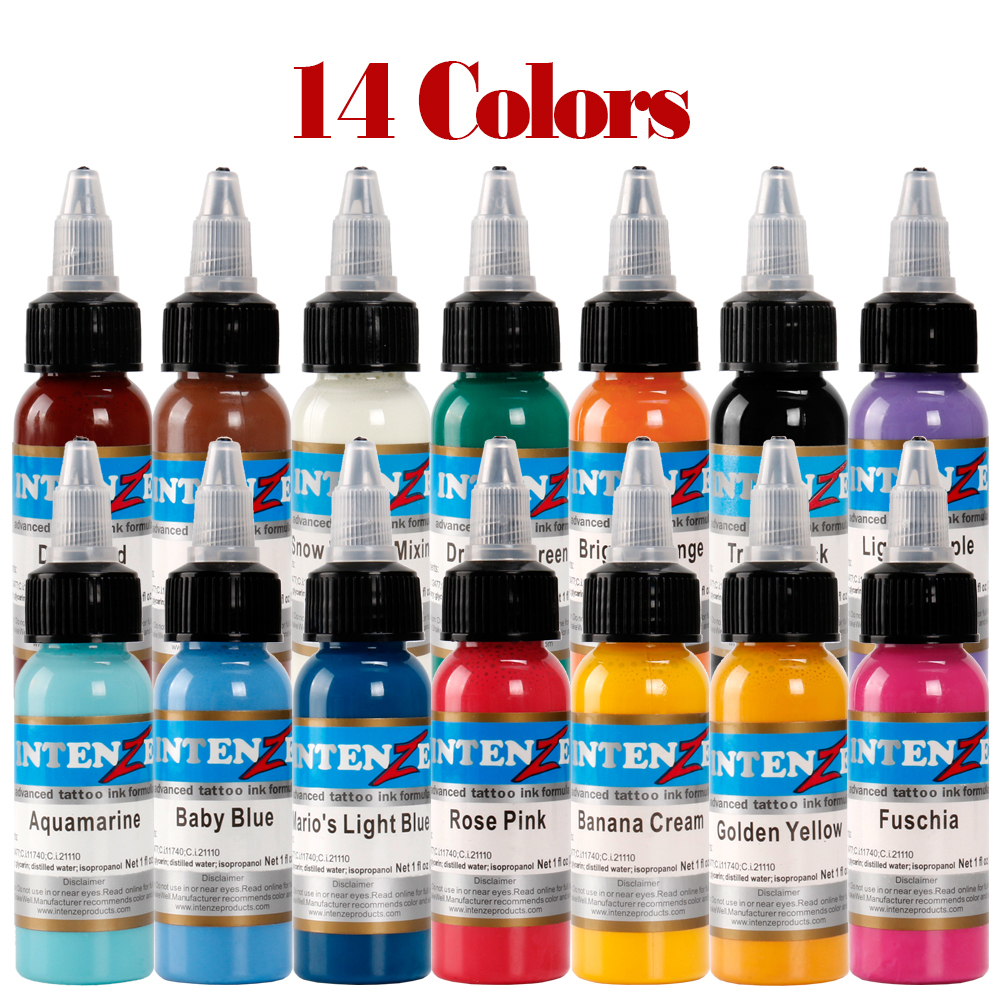 Intenze 14 Embroidery Machine Permanent Color Tattoo Pigment Tattoo Ink 30ml Beauty Tools
Intenze 14 Embroidery Machine Permanent Color Tattoo Pigment Tattoo Ink 30ml Beauty Tools