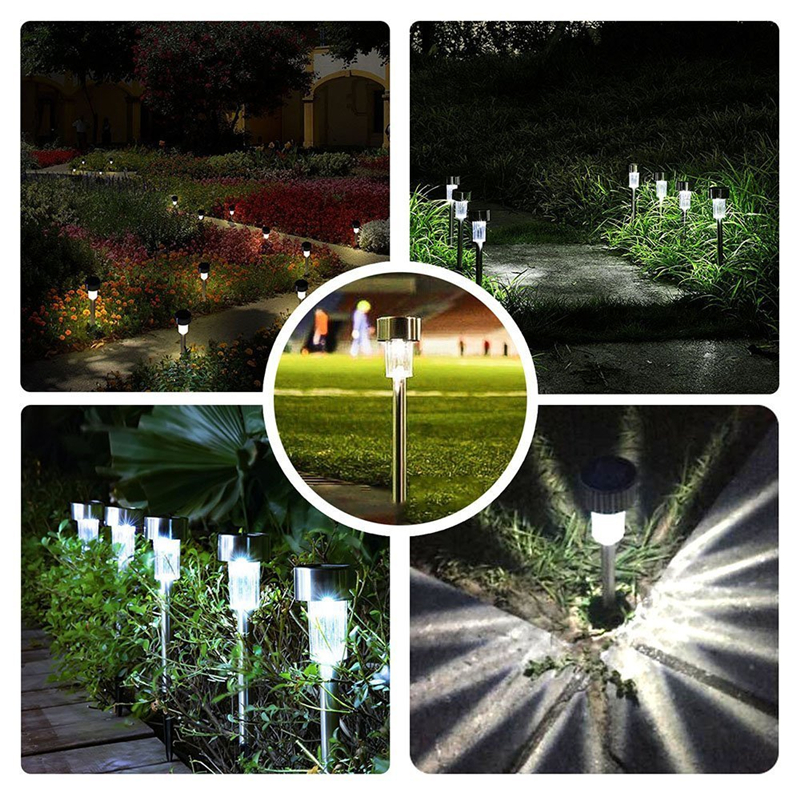 Solar Light Solar Pathway Lights Outdoor LED Spike Spot Lamp Landscape Lighting for Lawn Patio Yard Walkway Driveway