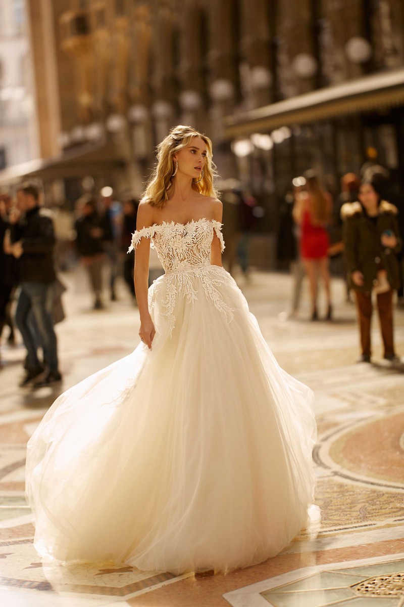 Berta 2020 Bohemian Boho Wedding Dresses Off The Shoulder A Line Beach Wedding Gowns Custom Made Plus Size Robes De Mariée
