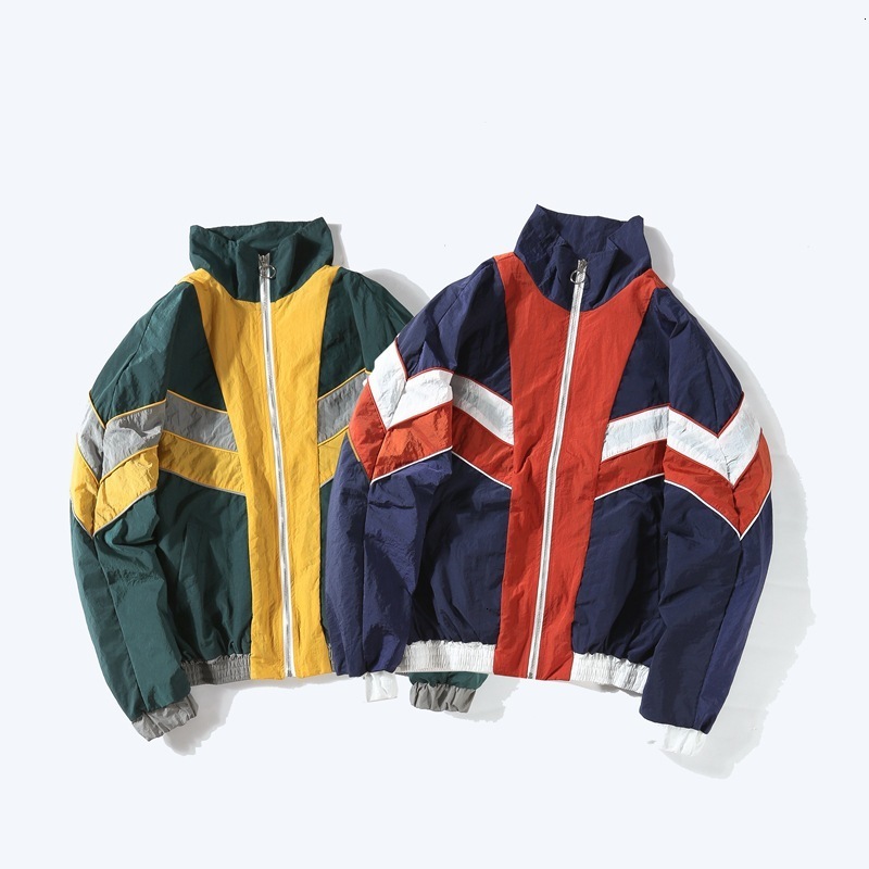 Men's Autumn Hip-Hop Machine Jacket Colorblock Autumn Windbreaker Jacket High Street Turtleneck Loose Dropshipping, Green
Men's Autumn Hip-Hop Machine Jacket Colorblock Autumn Windbreaker Jacket High Street Turtleneck Loose Dropshipping, Green
