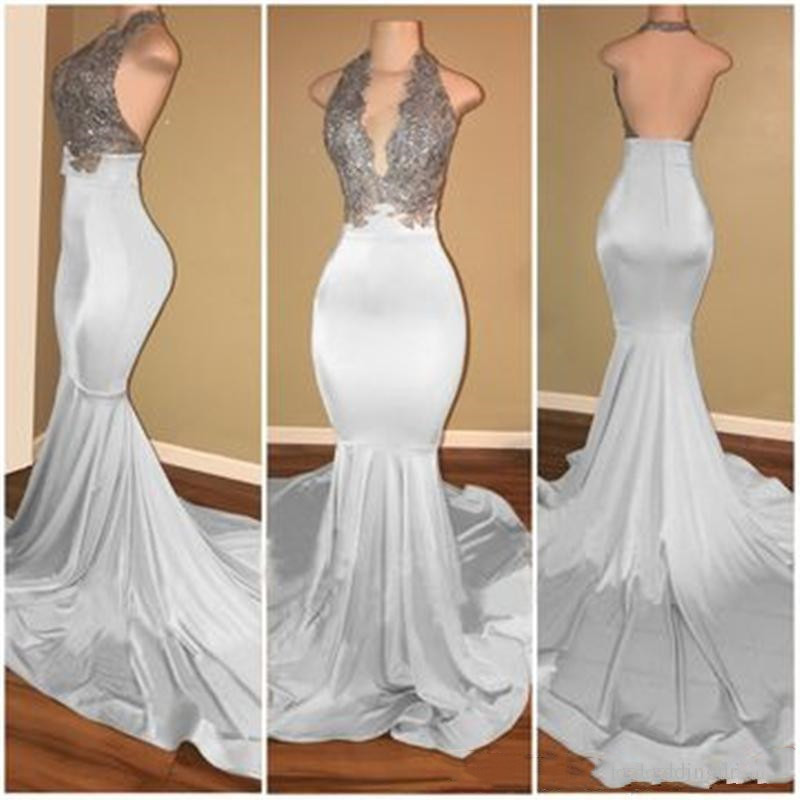 Royal Blue Red African Mermaid Prom Dress Long Lace Off Shoulder See Through Sweep Train Formal Evening Party For Dresses Gowns