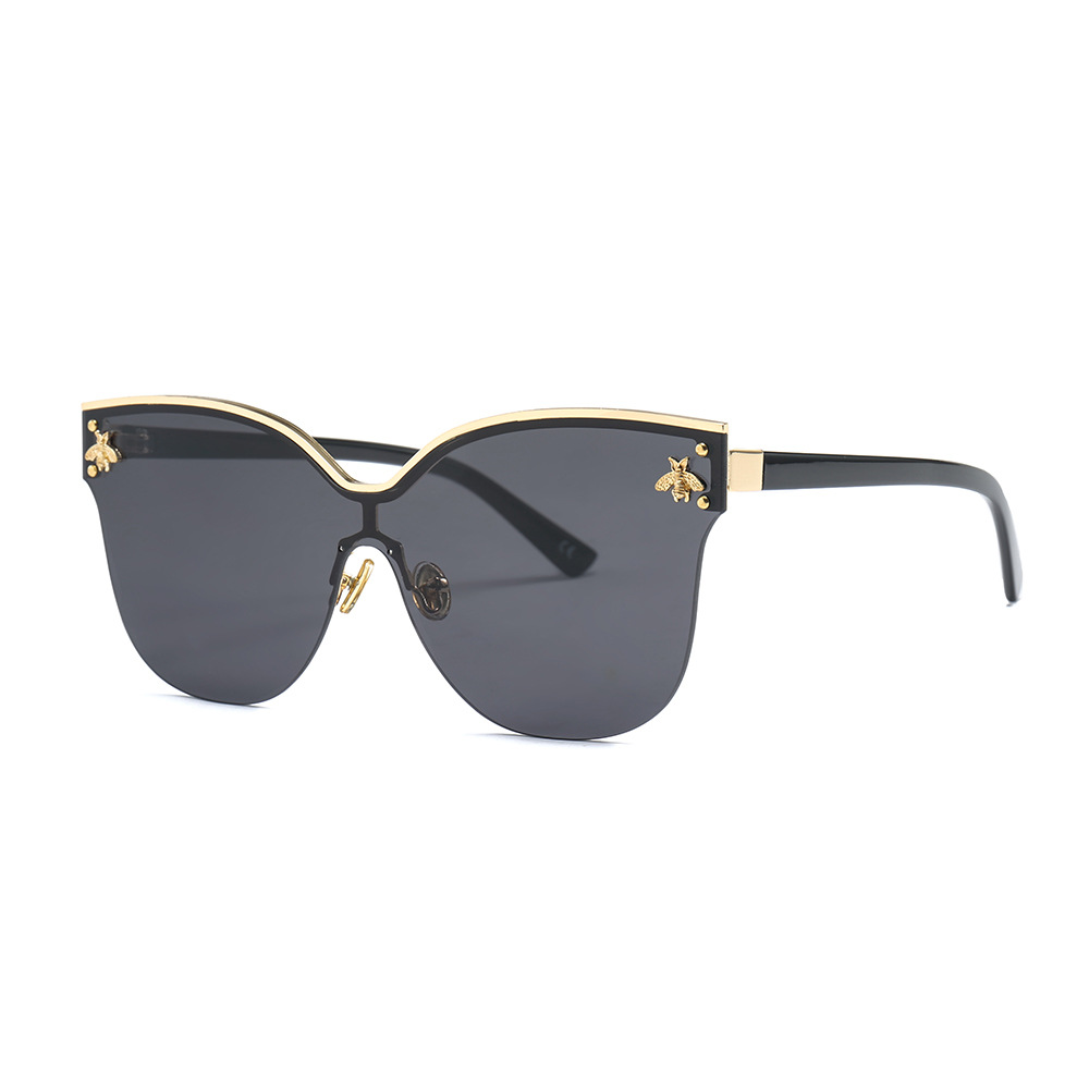 oversized sunglasses women sunglasses tricolor New Little bee 2019 sunglasses fashion retro dual-use cool Frameless popular sun glasses, White;black
oversized sunglasses women sunglasses tricolor New Little bee 2019 sunglasses fashion retro dual-use cool Frameless popular sun glasses, White;black