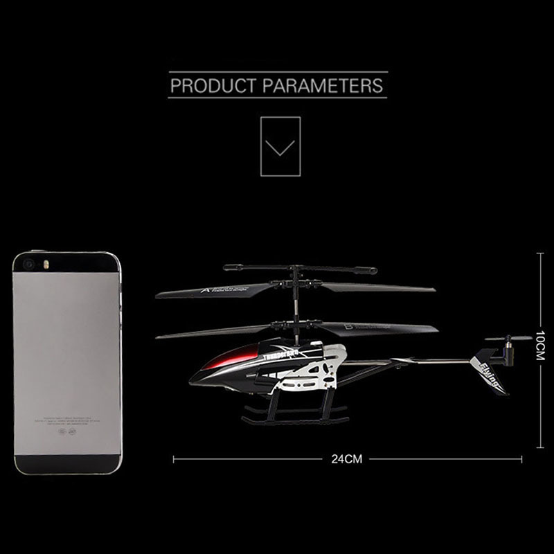 RC drone 3.5 CH Radio Control Helicopter with LED Light Quadcopter Children Gift Shatterproof Flying Toys Model