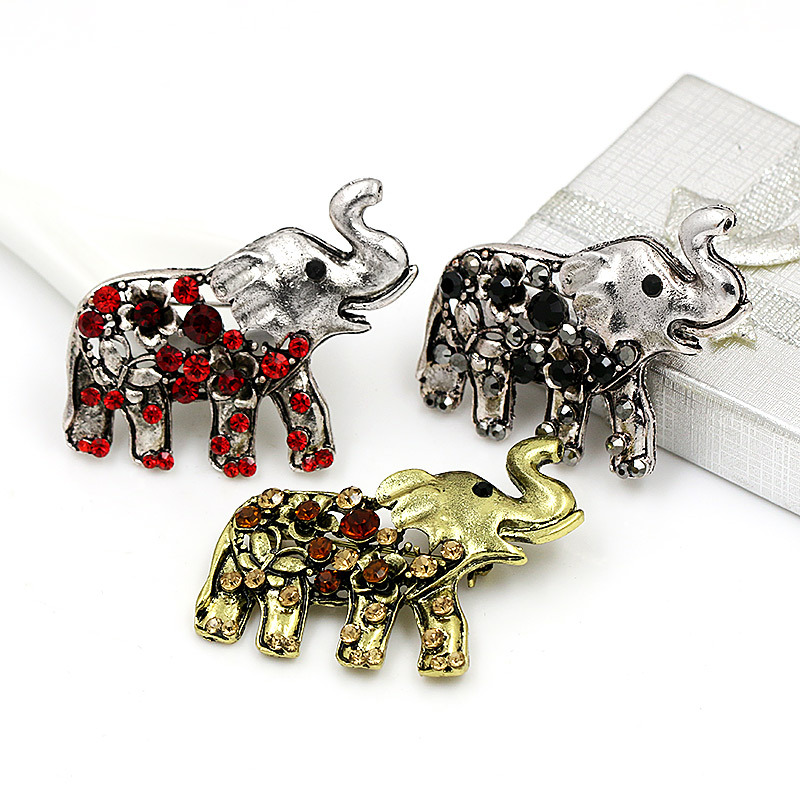 Vintage elephant Brooch Brooches Wedding Gold Plated Beautiful Women Pins brooches Bridal Jewelry, Gray
Vintage elephant Brooch Brooches Wedding Gold Plated Beautiful Women Pins brooches Bridal Jewelry, Gray
