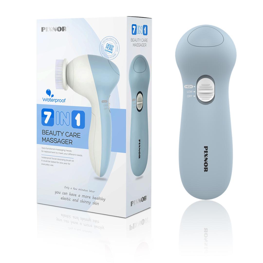 Face Cleansing Brush Electric Face Cleaner Wash 7 IN 1 Machine Spa Skin Care Massager Cleaning Facial Cleanser Tools