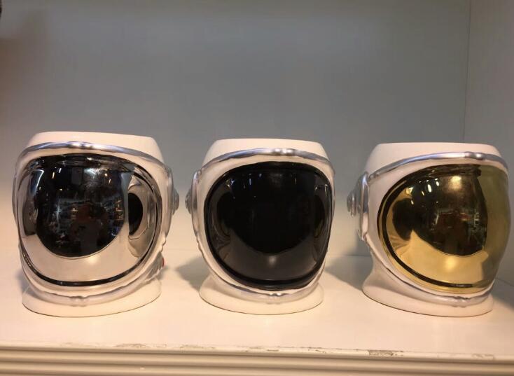 Mugs Astronaut Porcelain Mug Cup Coffee Creative Ceramic Gold Silver Black 20oz