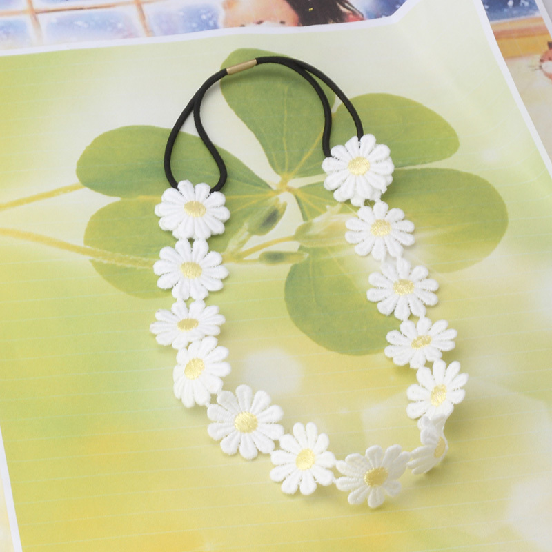 New Fashion Flower Headband Girls Elastic Hair Band Women Hair Accessories White Daisy Rims Headwear Chain Floral Hair Head Band, Slivery;white
New Fashion Flower Headband Girls Elastic Hair Band Women Hair Accessories White Daisy Rims Headwear Chain Floral Hair Head Band, Slivery;white