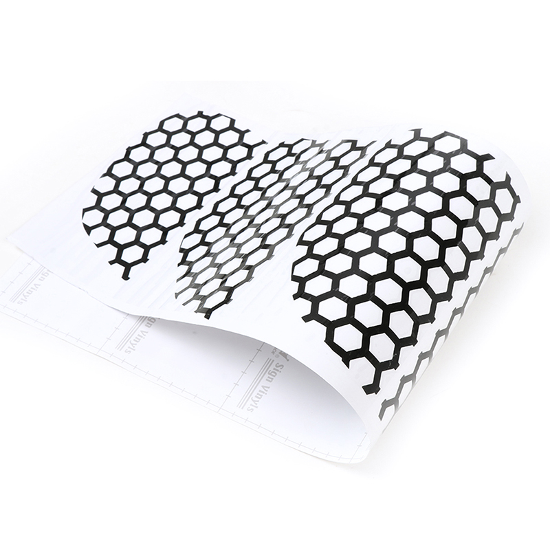 Wild Horse Tail Light Stickers Honeycomb 1Pcs Black Decoration Fit Ford Mustang 2015-2016 Car Exterior Accessories