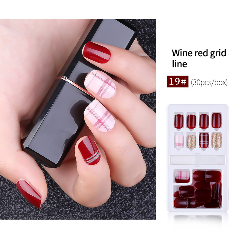 Newest 24/30PCS Fashion Popular Nail Art Fake Nails Detachable Reusable Stick On Nails Press On Full Cover False Nail Tips HOT, 594
Newest 24/30PCS Fashion Popular Nail Art Fake Nails Detachable Reusable Stick On Nails Press On Full Cover False Nail Tips HOT, 594