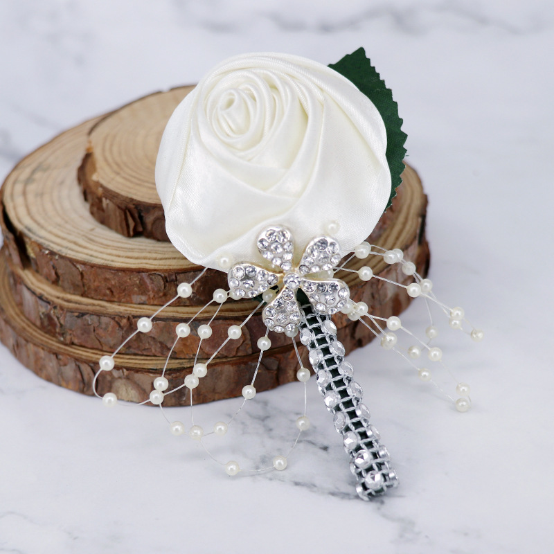Wedding Corsage Ribbon Rosebuds Multi-Color Customizable Western-Style Wedding Bride and Groom jin hua
Wedding Corsage Ribbon Rosebuds Multi-Color Customizable Western-Style Wedding Bride and Groom jin hua