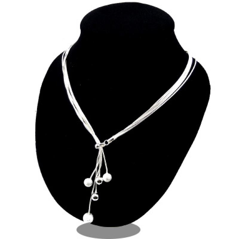 Popular Beautiful Fashion Elegant Silver Color Charm 5 Chain Ball Pretty Hot Lovely Lady Necklace Jewelry
Popular Beautiful Fashion Elegant Silver Color Charm 5 Chain Ball Pretty Hot Lovely Lady Necklace Jewelry