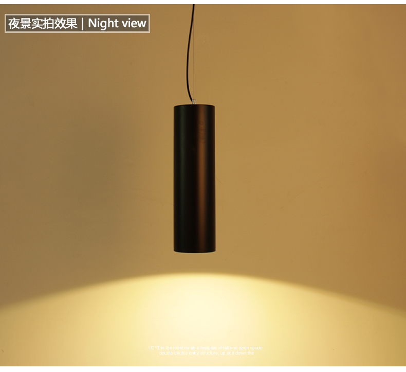 New Arrival LED Decorative Pendant Lamp Lighting Aluminum Cylindrical Lamp Fixture for Hallway Aisle porch corridor Bar lamp Diameter 10cm