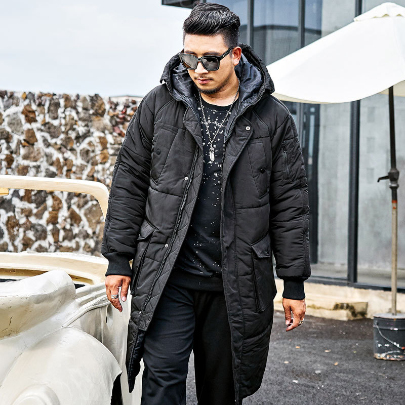 2018 Men's Loose Large Size Hooded Park Jacket Winter Long Cotton Coat Black Warm Jacket More Size -6XL for 140kg Men's Wear
2018 Men's Loose Large Size Hooded Park Jacket Winter Long Cotton Coat Black Warm Jacket More Size -6XL for 140kg Men's Wear