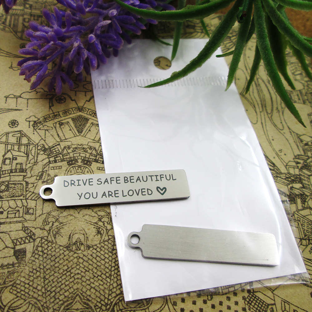 40pcs--"drive safe beautiful you are loved"stainless steel charms more style for choosing DIY Charms pendants for necklace
40pcs--"drive safe beautiful you are loved"stainless steel charms more style for choosing DIY Charms pendants for necklace