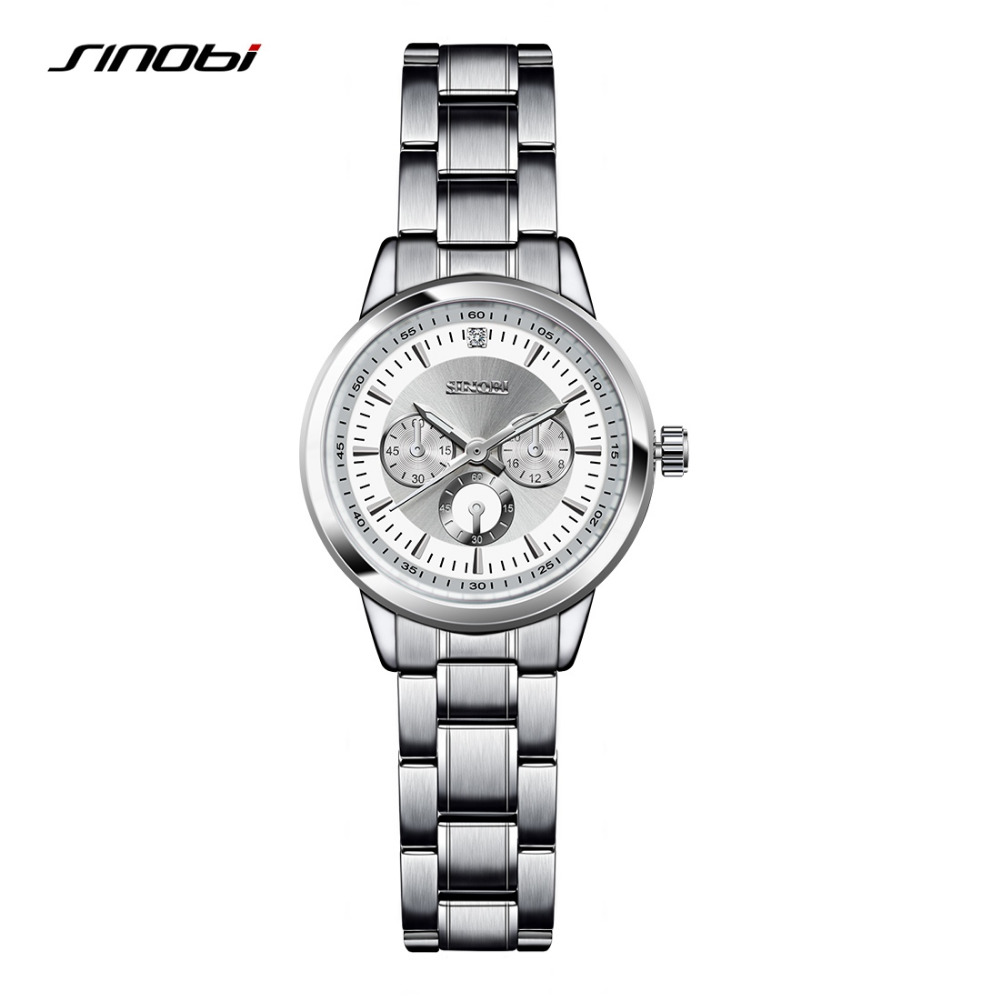 SINOBI Women's Bracelet Fashion Steel Wrist Watches Luxury Brand Geneva Quartz Clock Ladies Wristwatch Relojes Mujer Saatler, Slivery;brown
SINOBI Women's Bracelet Fashion Steel Wrist Watches Luxury Brand Geneva Quartz Clock Ladies Wristwatch Relojes Mujer Saatler, Slivery;brown