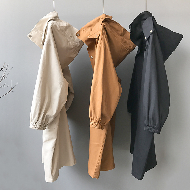 Plus Size Korean Style Womens Trench Coat 2019 Hooded for Women Casual Trench Jacket Long Sleeve Long Coat Khaki Duster, Beige
Plus Size Korean Style Womens Trench Coat 2019 Hooded for Women Casual Trench Jacket Long Sleeve Long Coat Khaki Duster, Beige