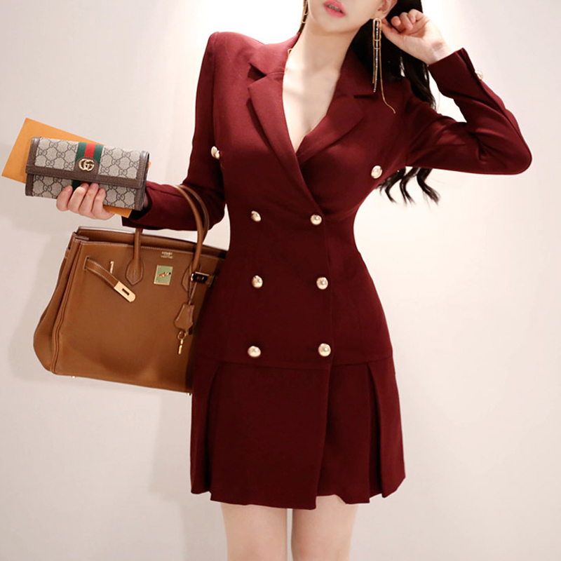 Work Dresses Dress Suits For Women 2021 Autumn Winter Elegant Blazer Long Sleeve Jacket Coat Female Office Lady Double Breasted Mini, Black
Work Dresses Dress Suits For Women 2021 Autumn Winter Elegant Blazer Long Sleeve Jacket Coat Female Office Lady Double Breasted Mini, Black