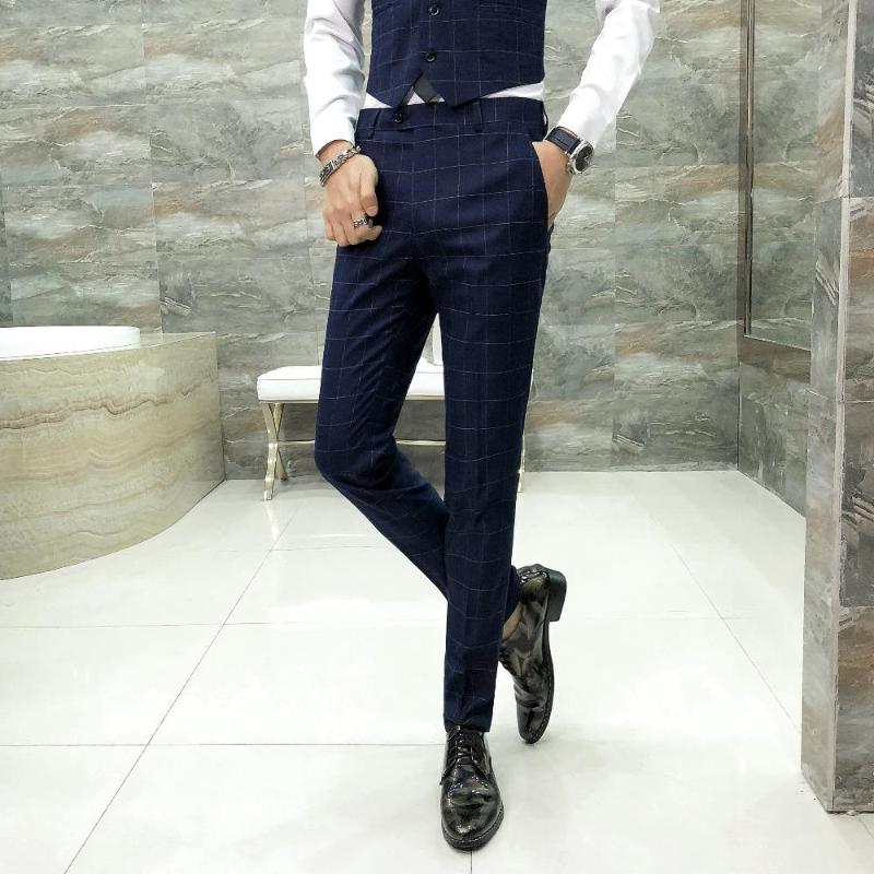 Brand New Dress Pants Men Fashion 2018 Autumn Slim Fit British Style Plaid Mens Casual Pant Hot Sale Business Trousers Men 33-29, Black
Brand New Dress Pants Men Fashion 2018 Autumn Slim Fit British Style Plaid Mens Casual Pant Hot Sale Business Trousers Men 33-29, Black