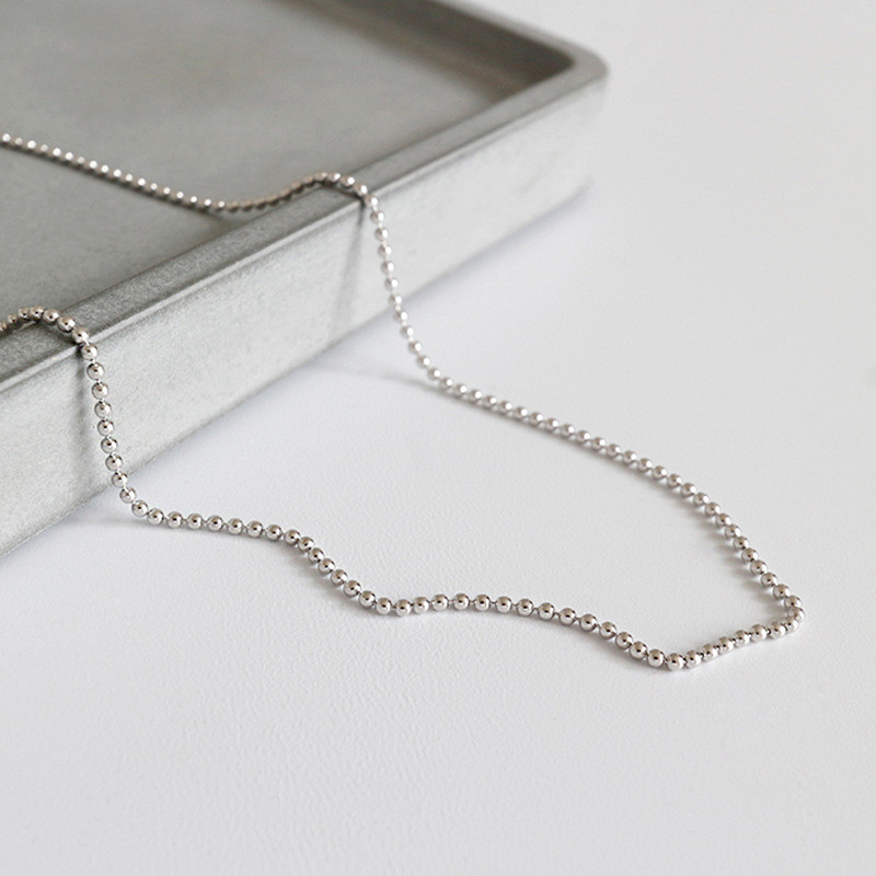 Authentic 925 Sterling Silver Link Chain Necklace Fit For Pendants for Women Men's Sterling Silver 925 Jewelry Accessories Gift