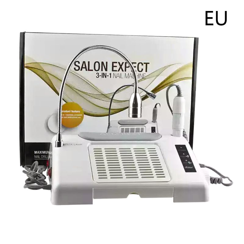 EU US Multi-function 3-in-one Nail Electric Grinding Machine Unloading Vacuuming Device Nails Polishing Lighting Tools
EU US Multi-function 3-in-one Nail Electric Grinding Machine Unloading Vacuuming Device Nails Polishing Lighting Tools