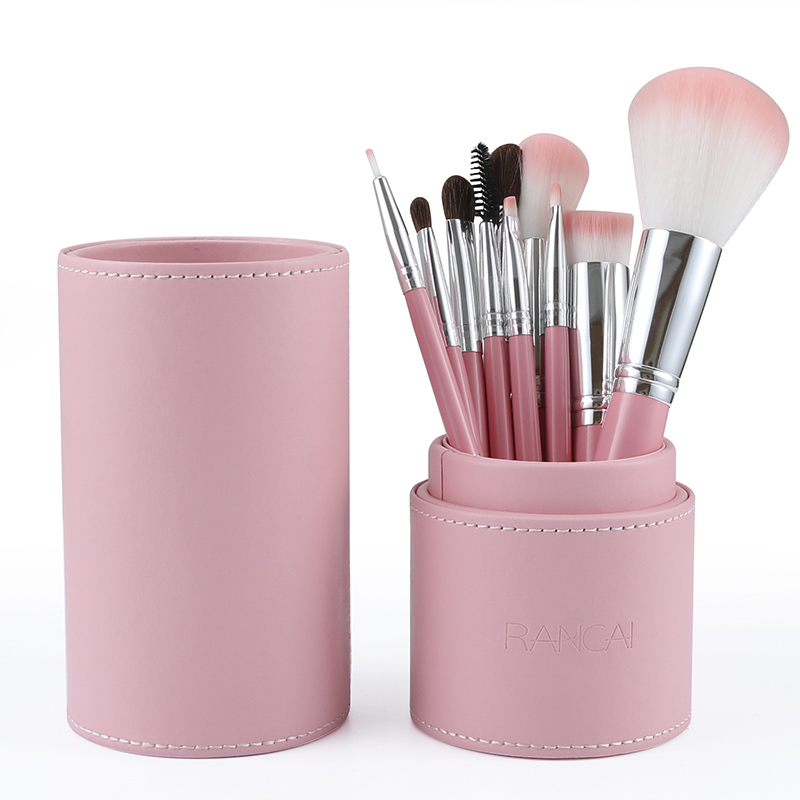 Makeup Brushes Set Pincel Maquiagem Powder Eye Kabuki Brush Complete Kit Cosmetics Beauty Tools with Leather Case