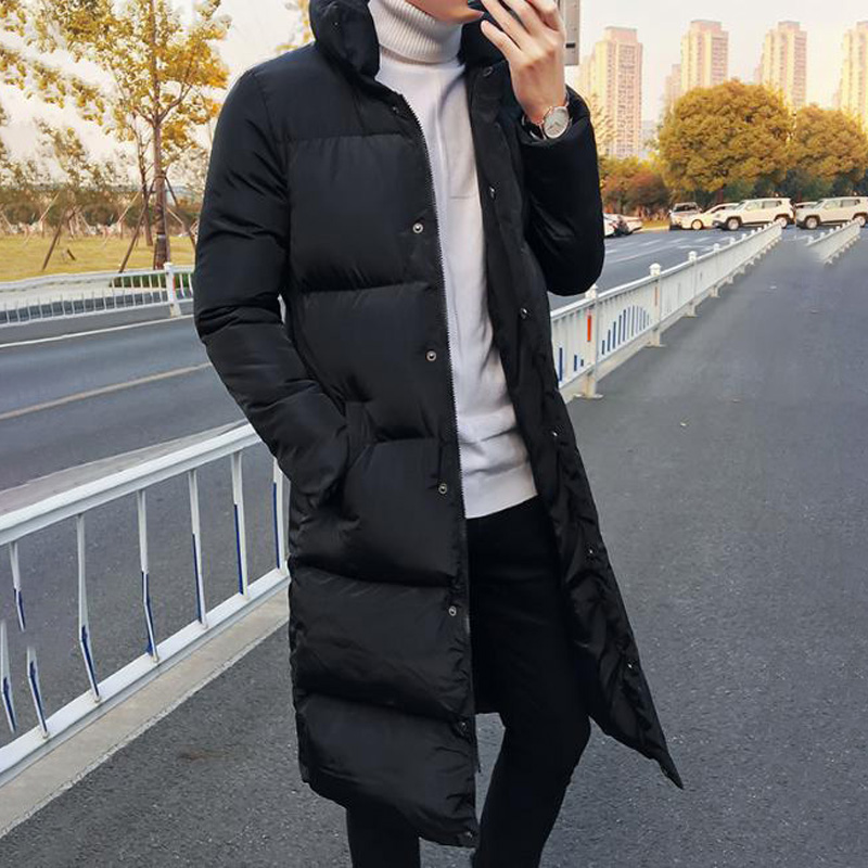 Male Casual Autumn Winter Warm Single-Breasted Coat Man Slim Parka Hooded Down Jacket Solid Color Outerwear, Black
Male Casual Autumn Winter Warm Single-Breasted Coat Man Slim Parka Hooded Down Jacket Solid Color Outerwear, Black