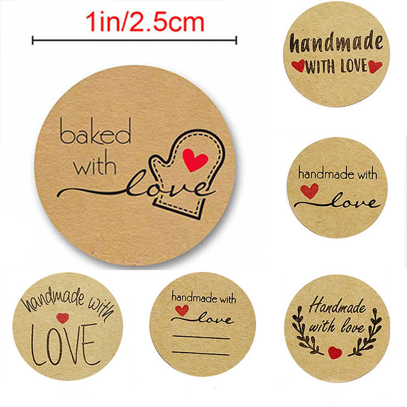 Sticker Kraft 2.5CM With Love Label Round Labels Adhesive 500Pcs Cookie Bags Envelope Wedding Stickers Thank You Sticker
Sticker Kraft 2.5CM With Love Label Round Labels Adhesive 500Pcs Cookie Bags Envelope Wedding Stickers Thank You Sticker