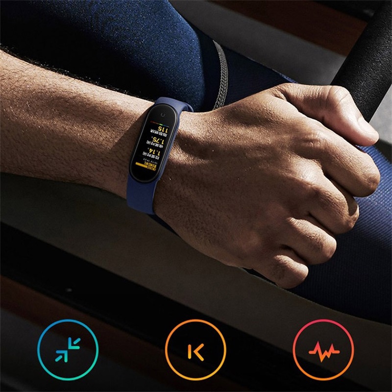 Global Xiaomi Mi Band 5 Smart Bracelet 4 Color Touch Screen Miband 5 Wristband Fitness Blood Oxygen Track Heart Rate Monitor