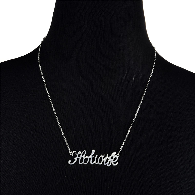 Europe/US fashion Hotwife Letter pendant lovely English word necklace gift for mom/girlfriend party jewelry
Europe/US fashion Hotwife Letter pendant lovely English word necklace gift for mom/girlfriend party jewelry