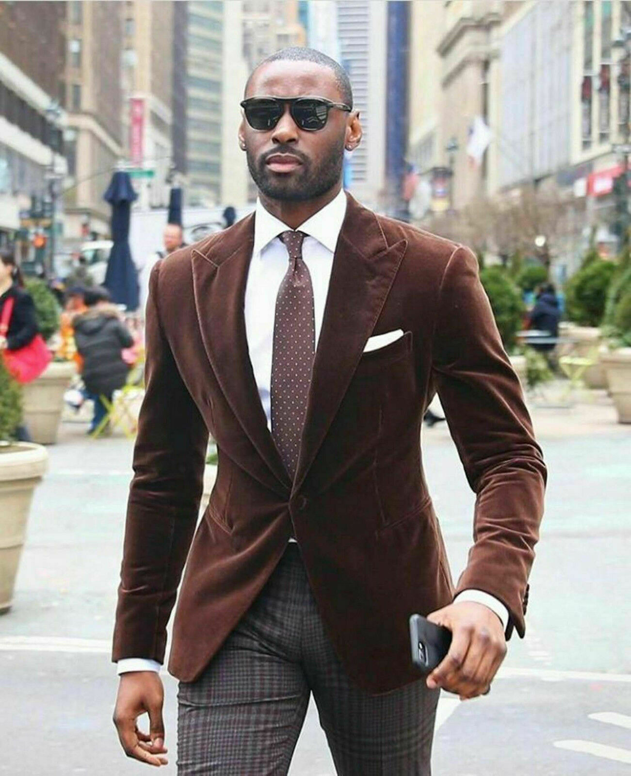 Mens Smoking Brown Jacket Blazer Peak Lapel Fashion Wedding Dinner Party Wear Custom Made Slim Fit Mens Suits Onlt One Piece Coat, Burgundy
Mens Smoking Brown Jacket Blazer Peak Lapel Fashion Wedding Dinner Party Wear Custom Made Slim Fit Mens Suits Onlt One Piece Coat, Burgundy
