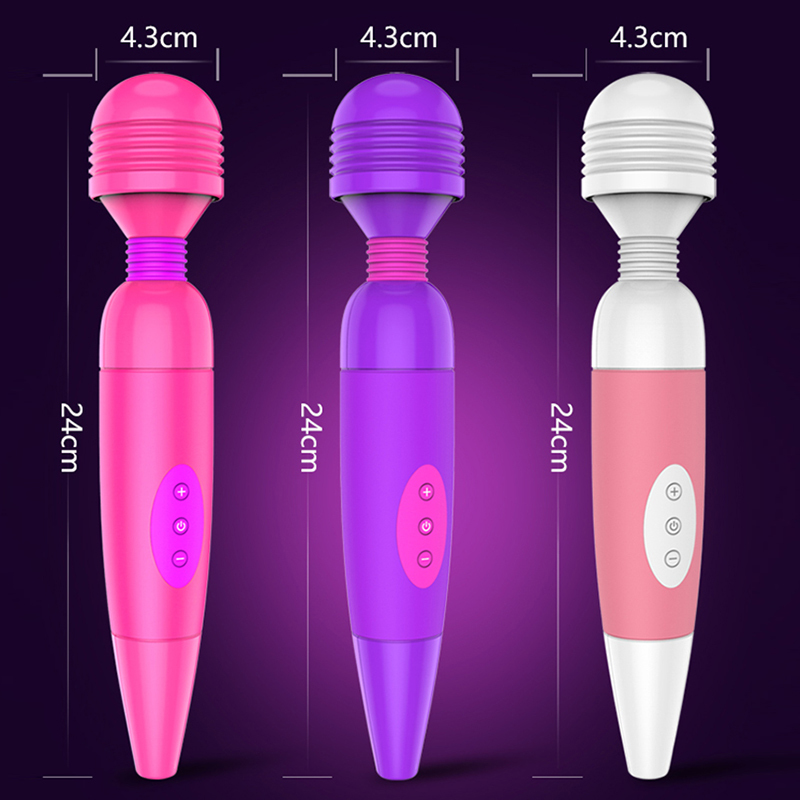 USB Vibrator G Spot AV Vibration Silicone Waterproof Erotic toys Sex shop Female Masturbation Adult Sex Products Y191214