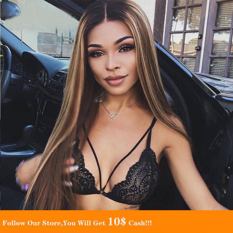 Deep Part 1B27 Highlighted Human Hair Wigs Long Ombre Honey Blonde Colored Wig Pre Pluck Lace Front Wig Malaysia Remy For Women, As pic
Deep Part 1B27 Highlighted Human Hair Wigs Long Ombre Honey Blonde Colored Wig Pre Pluck Lace Front Wig Malaysia Remy For Women, As pic