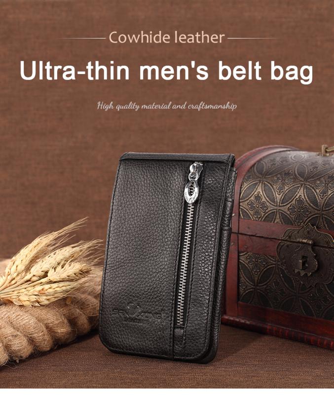 PI UNCLE High Quingity Genuine Leather Waist Bags Thin Hook Bag Mobile Bag Casual Natural Leather Belt, Brown
PI UNCLE High Quingity Genuine Leather Waist Bags Thin Hook Bag Mobile Bag Casual Natural Leather Belt, Brown