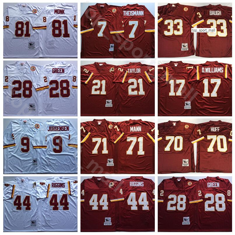 NCAA Foobtall 9 Sonny Jurgensen 68 Russ Grimm 70 Sam Huff Jerseys 33 Sammy Baugh 7 Joe Theismann Art Monk Red White Vintage, 9 red
NCAA Foobtall 9 Sonny Jurgensen 68 Russ Grimm 70 Sam Huff Jerseys 33 Sammy Baugh 7 Joe Theismann Art Monk Red White Vintage, 9 red