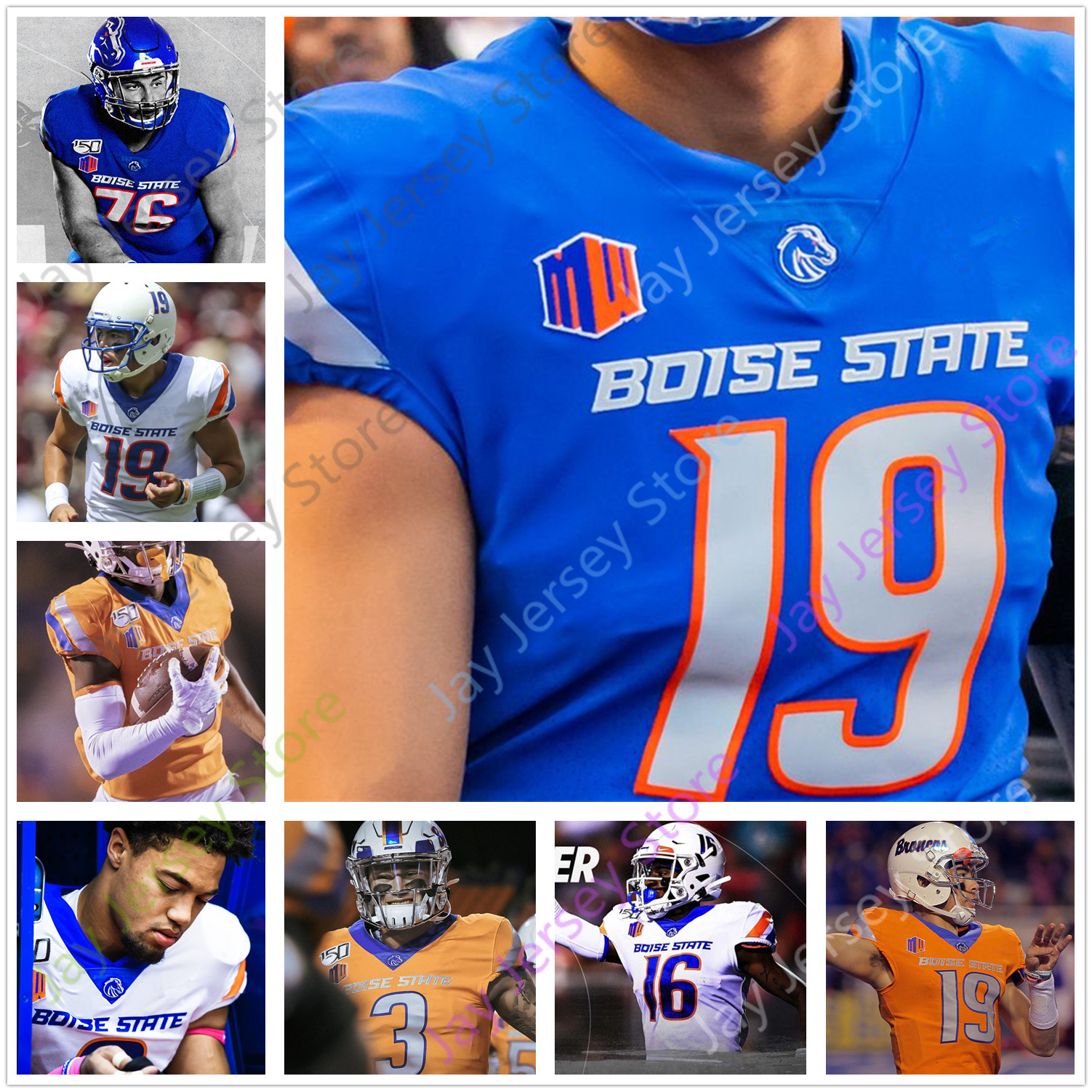Custom Boise State Football Jersey College John Hightower Khalil Shakir CT Thomas John Bates Chase Cord 98 Sonatane Lui, With 150th patch
Custom Boise State Football Jersey College John Hightower Khalil Shakir CT Thomas John Bates Chase Cord 98 Sonatane Lui, With 150th patch