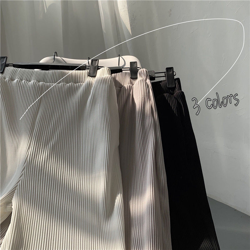 Summer 2020 New Korean Trend Men' Ice Silk Drape Neutral Loose Large Size Straight Harajuku Street Wide Leg Pants, Black
Summer 2020 New Korean Trend Men' Ice Silk Drape Neutral Loose Large Size Straight Harajuku Street Wide Leg Pants, Black