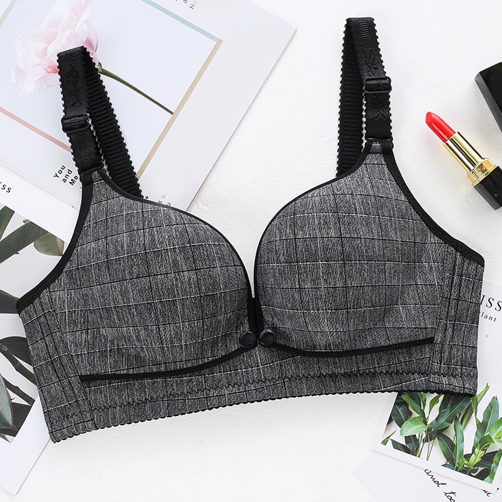Women Bras Cotton Femme Brassiere Brasier Mujer Breastfeeding Seamless Push Up Bra Wire Free Padded Breast Lifting Casual, Black
Women Bras Cotton Femme Brassiere Brasier Mujer Breastfeeding Seamless Push Up Bra Wire Free Padded Breast Lifting Casual, Black