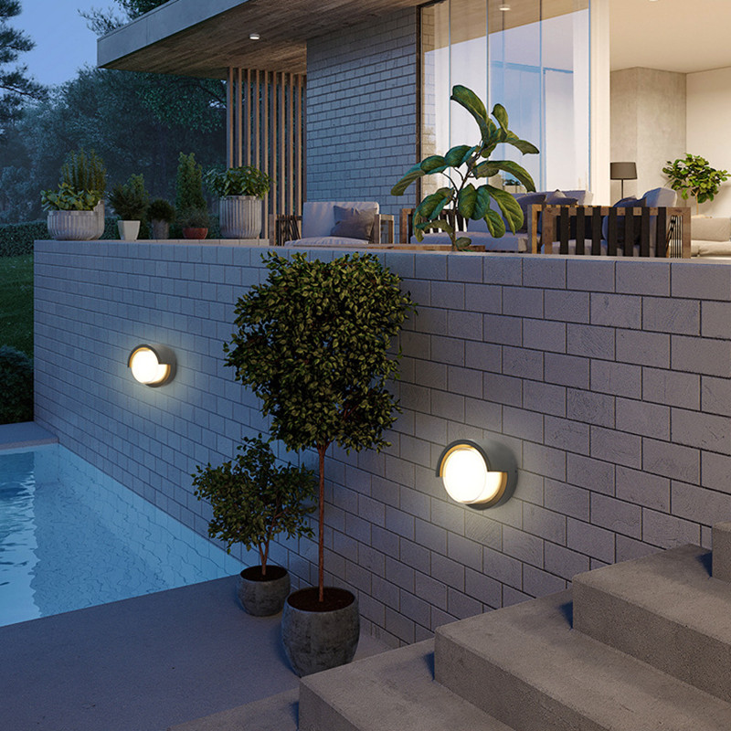 LED Outdoor wall lamp IP67 Villa courtyard gate exterior wall lamp staircase aisle corridor lamp balcony decoration wall lamps s