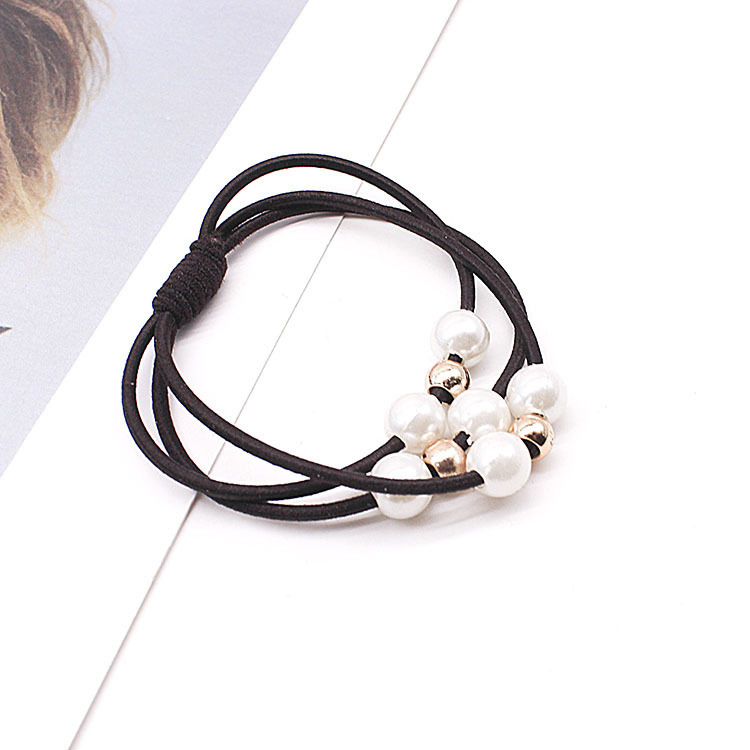 Girls Sweet Pearl Elastic Hair Bands Princess Ponytail Holder Gum For Hair Scrunchies Headband Rubber Band Kids Hair Accessories