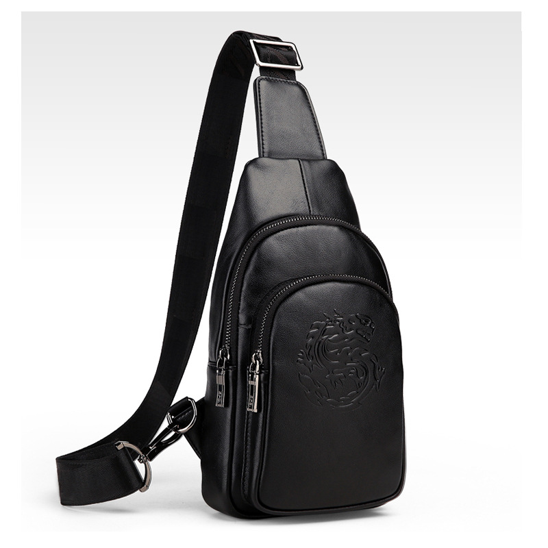 New Fashion 100% Genuine Leather Men Waist Packs Male Casual Chest Pack Chinese Style Boy Design Chest Shoulder Package, Black
New Fashion 100% Genuine Leather Men Waist Packs Male Casual Chest Pack Chinese Style Boy Design Chest Shoulder Package, Black