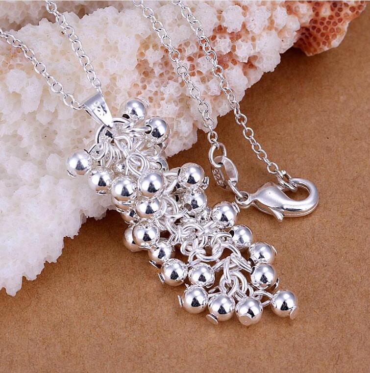 High grade 925 sterling silver Grape Set jewelry sets DFMSS303 brand new Factory direct sale 925 silver necklace bracelet earring ring