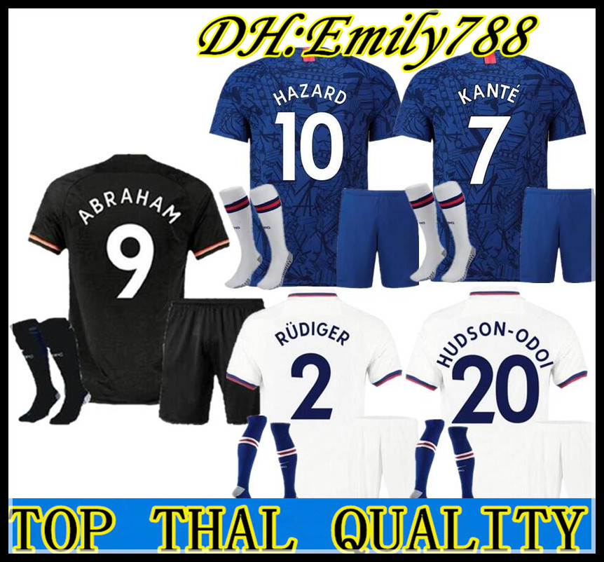 Adult kits PULISIC KANTE ABRAHAM LAMPARD ODOI WILLAN HAZARD soccer jersey 2019 2020 MOUNT Camiseta de football kits shirt 19 20 shirts set, 18/19 away
Adult kits PULISIC KANTE ABRAHAM LAMPARD ODOI WILLAN HAZARD soccer jersey 2019 2020 MOUNT Camiseta de football kits shirt 19 20 shirts set, 18/19 away