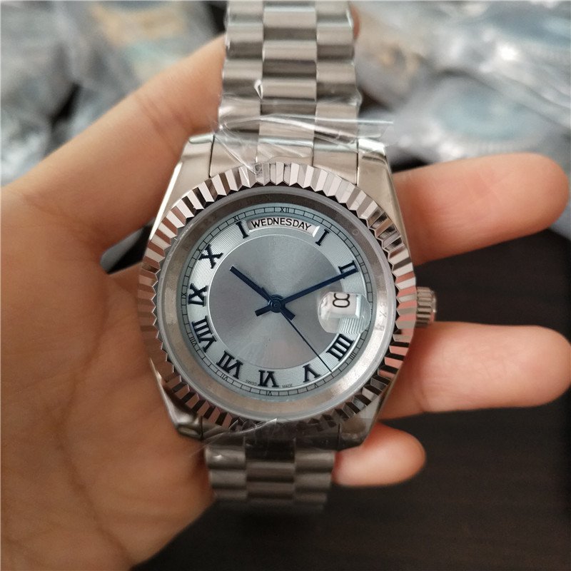 top sale new fashion classic man watch luxury Stainless steel luxury watch automatic watch man clock Fashion business New watches r14